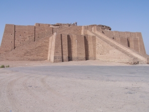 Ur, Iraq Ziggurat (reconstructed facade)